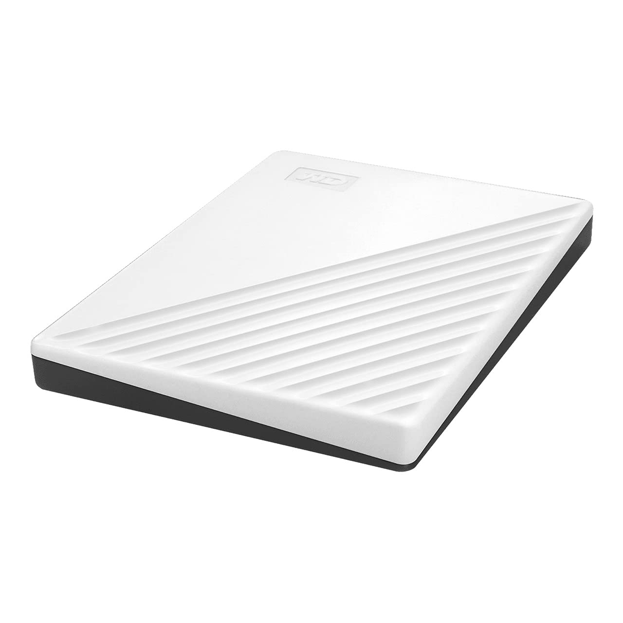 WD Portable Hard Drive, 2TB USB3.0, White, My Passport Encryption, Password Protection, External Hard Disk / WDBYVG0020BWT-WESN