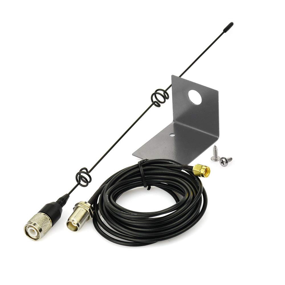 SUPERBAT 800mhz 900mhz Antenna Wide Band Omni-Directional Lora Antenna Fixed Bracket Wall Mount with SMA Cable for Cellular Router Gateway Repeater