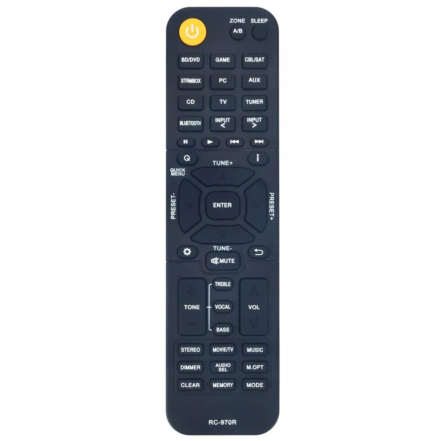 NTQinParts Replacement Remote Control Controller for Onkyo TX-SR3100 80W 5.2-Channel AV Receiver