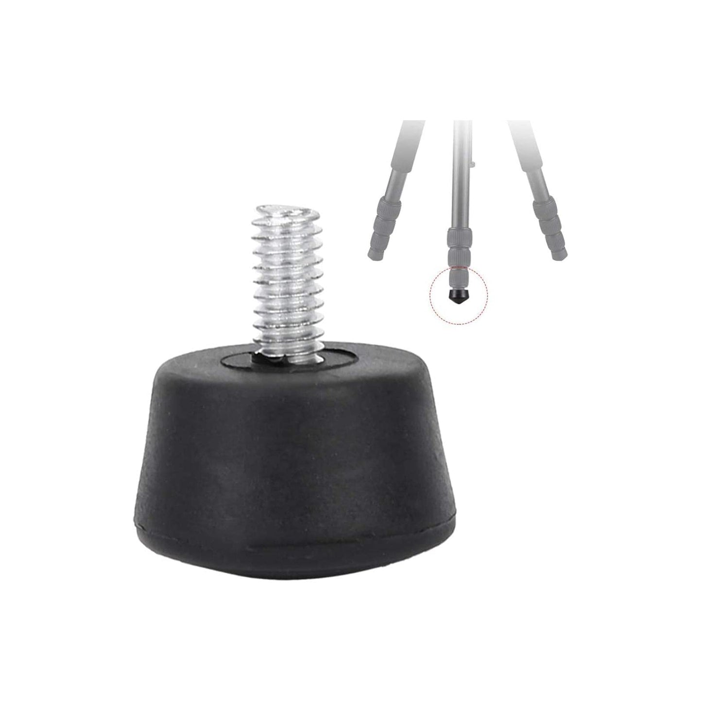 Rubber Foot Pad, Universal Tripod/Monopod Rubber Foot Pad, Anti-Slip M8 Rubber Pad Photography Accessories