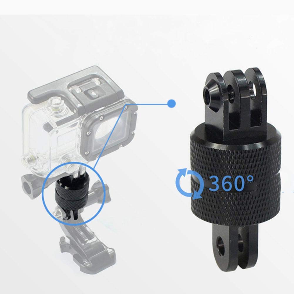 Serounder 360 Degree Swivel Rotation Pivot Arm Mount Extension Tripod Adapter for 7/6/5/4, for Osmo Action, for Xiaoyi Sport Camera, for etc