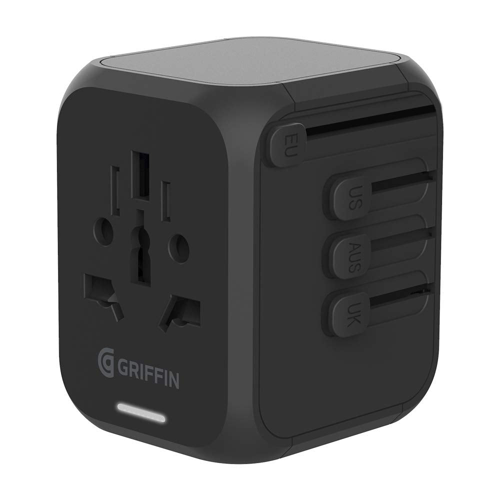 Griffin Powerblock 30W International Travel Adapter (GP-140-BLK)