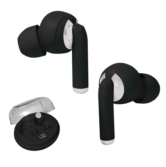 GabbaGoods TrueBuds Chrome Wireless Earbuds, Bluetooth 5.3, 20Hrs Playtime, LED Power Display Charging Case,Touch Control, Voice Assisstant…