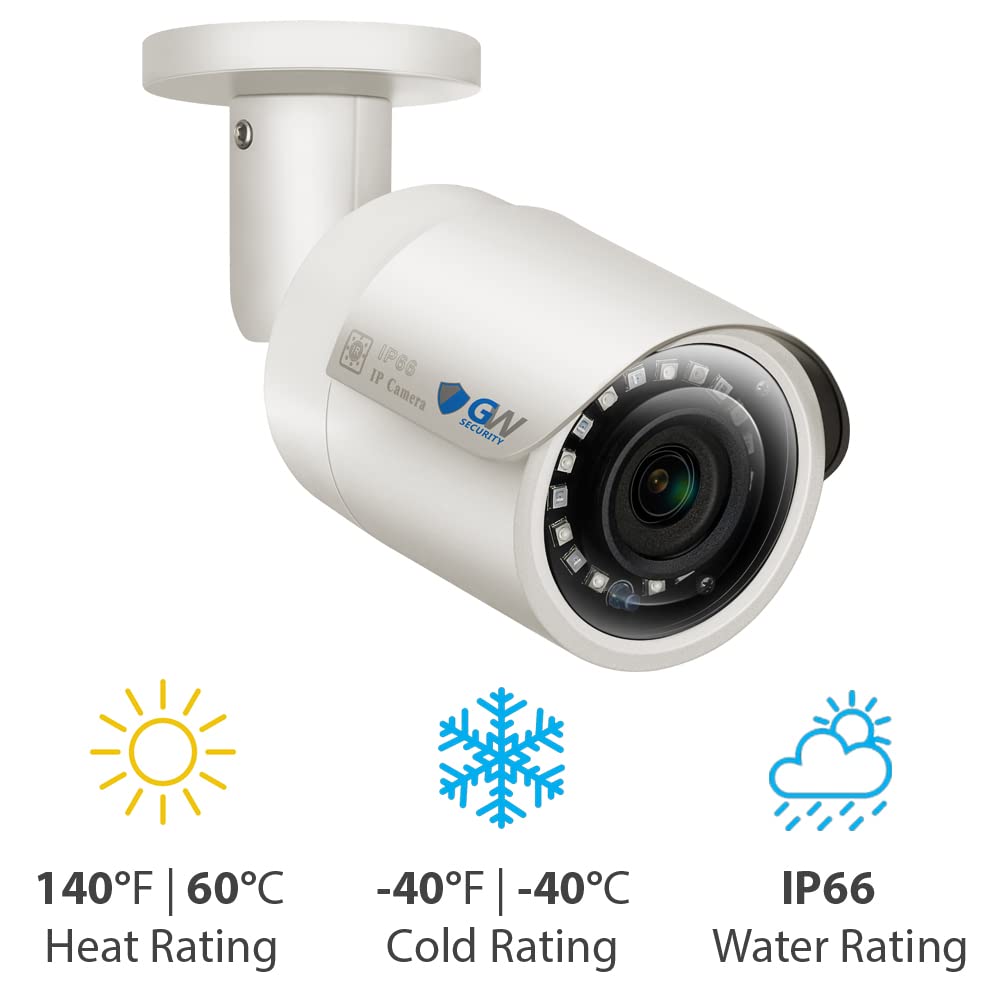 GW Security 5MP IP PoE Outdoor Indoor Security Camera (GW5037IP)