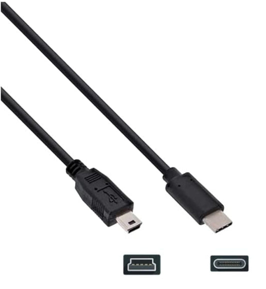 USB C Data Transfer Interface Cable Cord Wire for Canon EOS Rebel T5i T6 T6i T7, Select Powershot, Vixia, for Nikon DSLR D610 D90 (See List