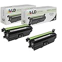 LD Products Remanufactured Toner Cartridge Replacement for HP 652A CF320A (Black, 2-Pack) Compatible with All The Following HP Printer Models M651dn