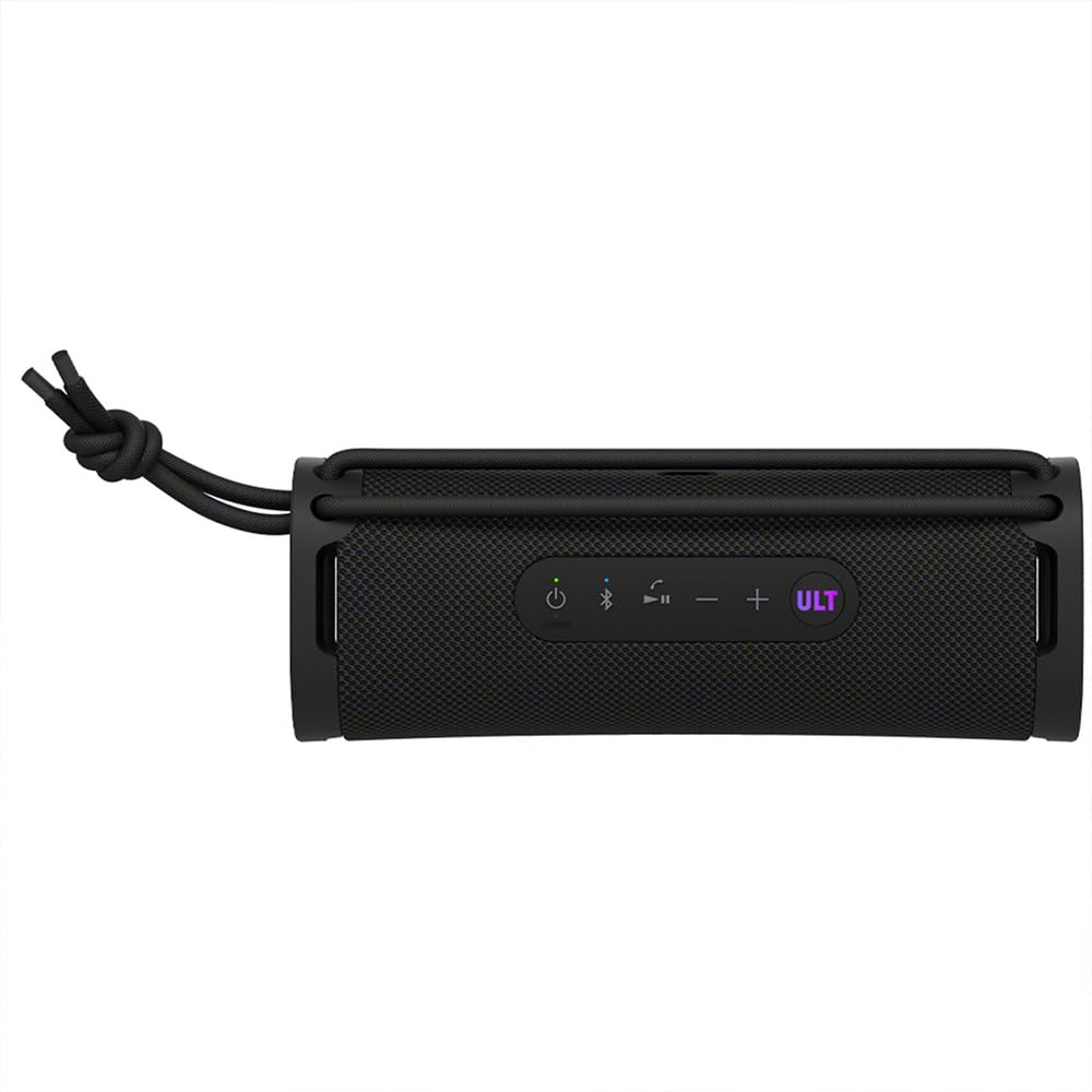 Sony SRSULT10/B ULT Field 1 Wireless Ultra Portable Bluetooth Compact Speaker, Black Bundle with 2 YR CPS Protection Pack, Mizco Travelocity in-Ear