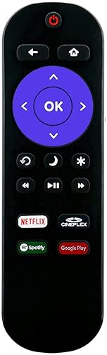 Universal Remote Compatible with All Insignia Roku TV with Spotify Cineplex Google Play