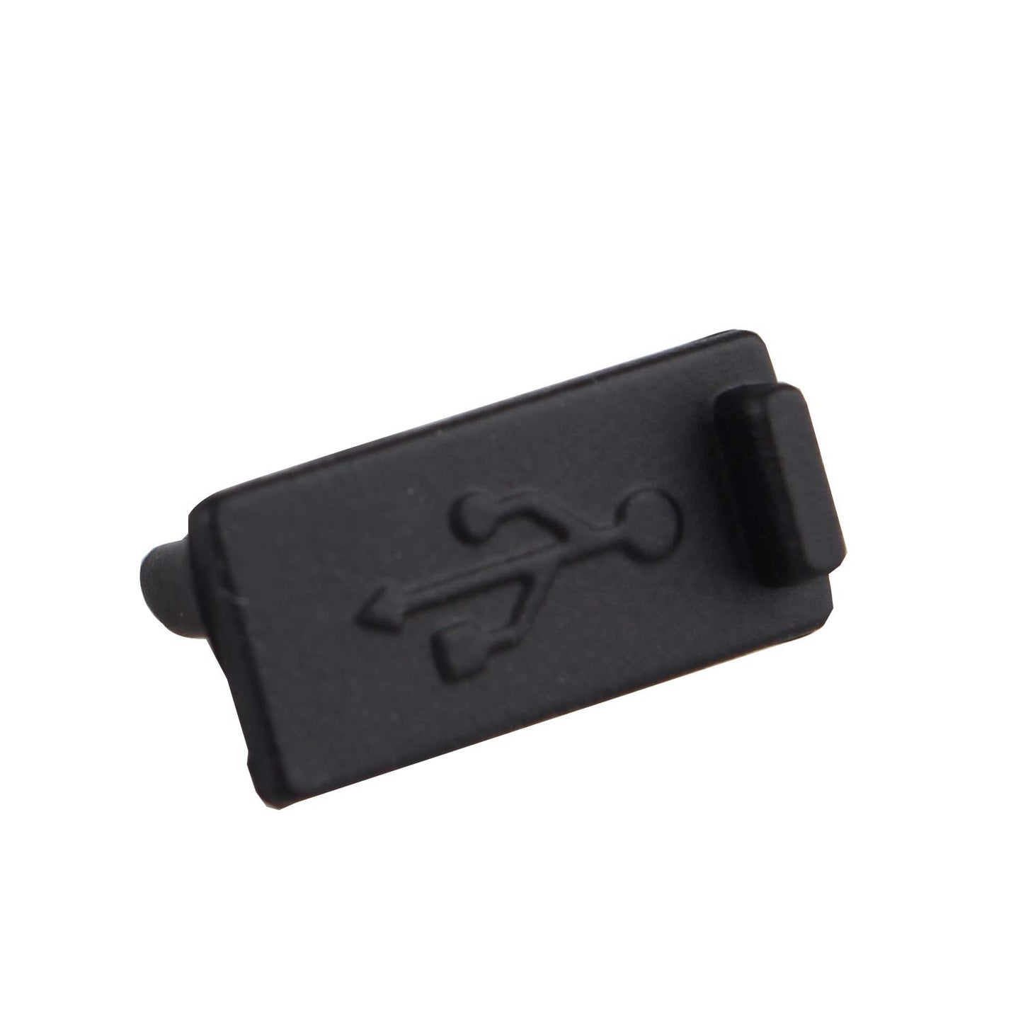 Futheda 20PCS Universal Silicone USB 2.0/3.0 Port Plug Cover Cap Female Jack Interface Anti Dust Protector Black Compatible with Tablet PC Notebook