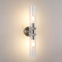 ECOBRT 2 Light Bathroom Vanity Light Brushed Nickel, Bathroom Light Fixtures Side Mirror, Vintage Wall Lamp for Bedroom, Modern Bedroom Vanity