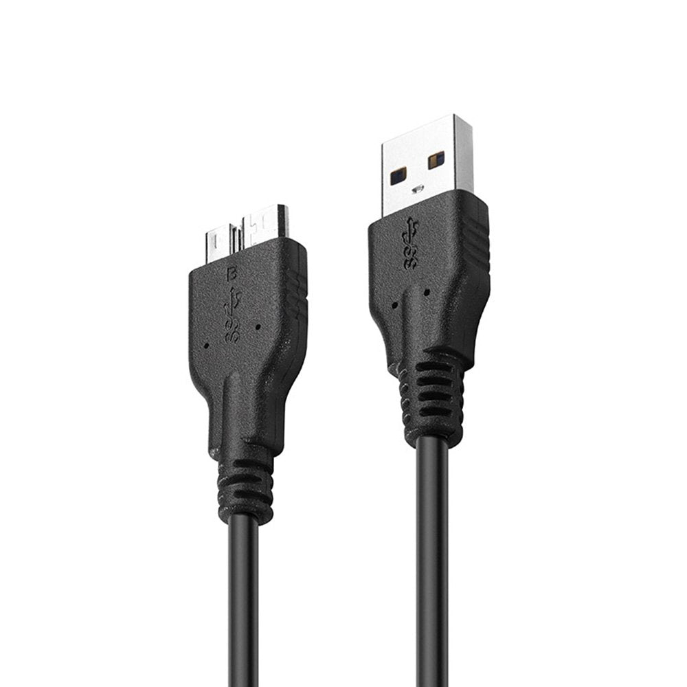 QCEs USB 3.0 Cable, USB 3.0 A Male to Micro B Cable 3.3FT Cord Compatible with WD My Passport and Elements Portable External Hard Drive, Toshiba