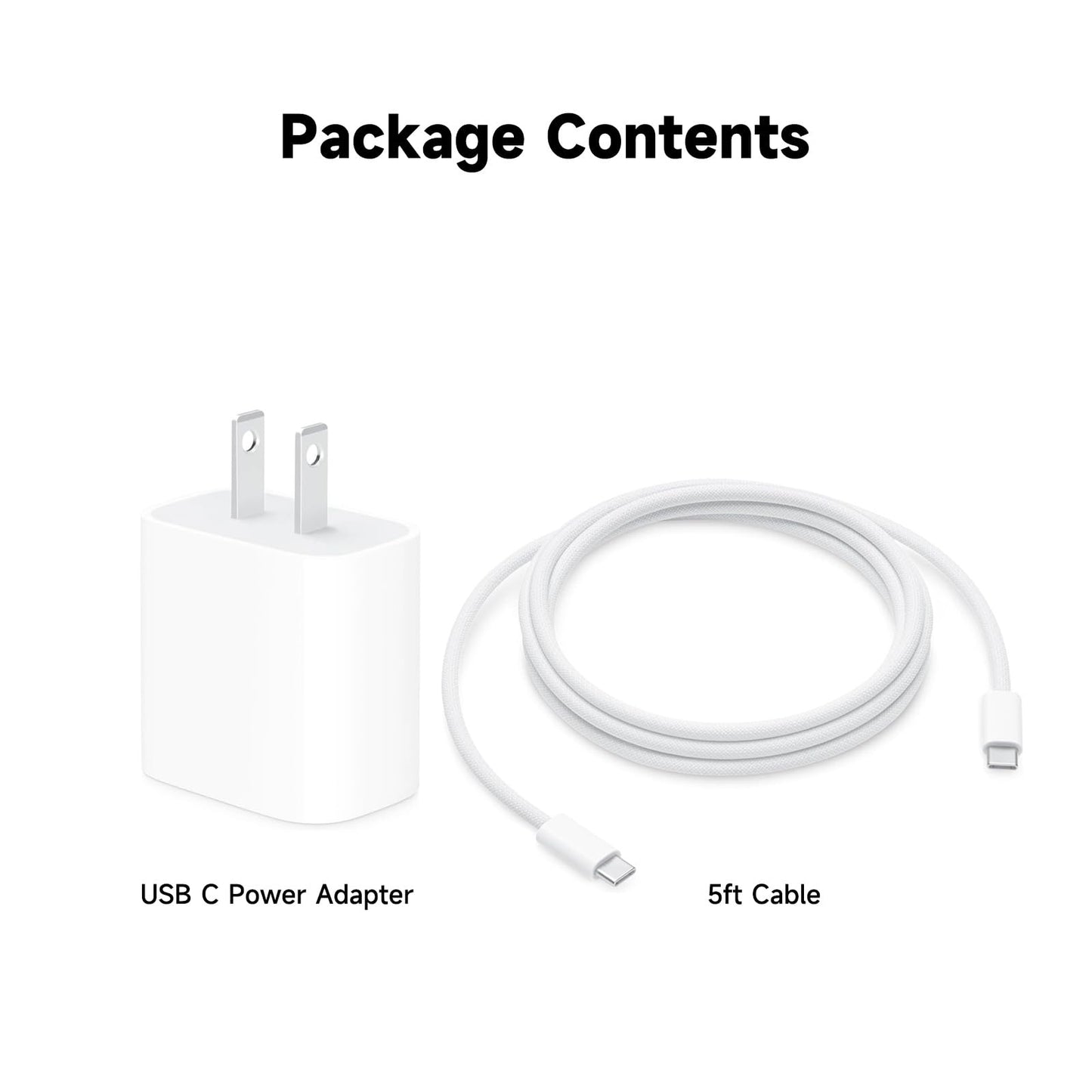 6FT 20W USB type C Charger Fast Charging for iPhone 16e 16 15,iPad 11 A16 2025 Air Pro 13/12.9,10th, 5/4, AirPods 4 4th ,AirPods Pro 2nd Gen, AirPods