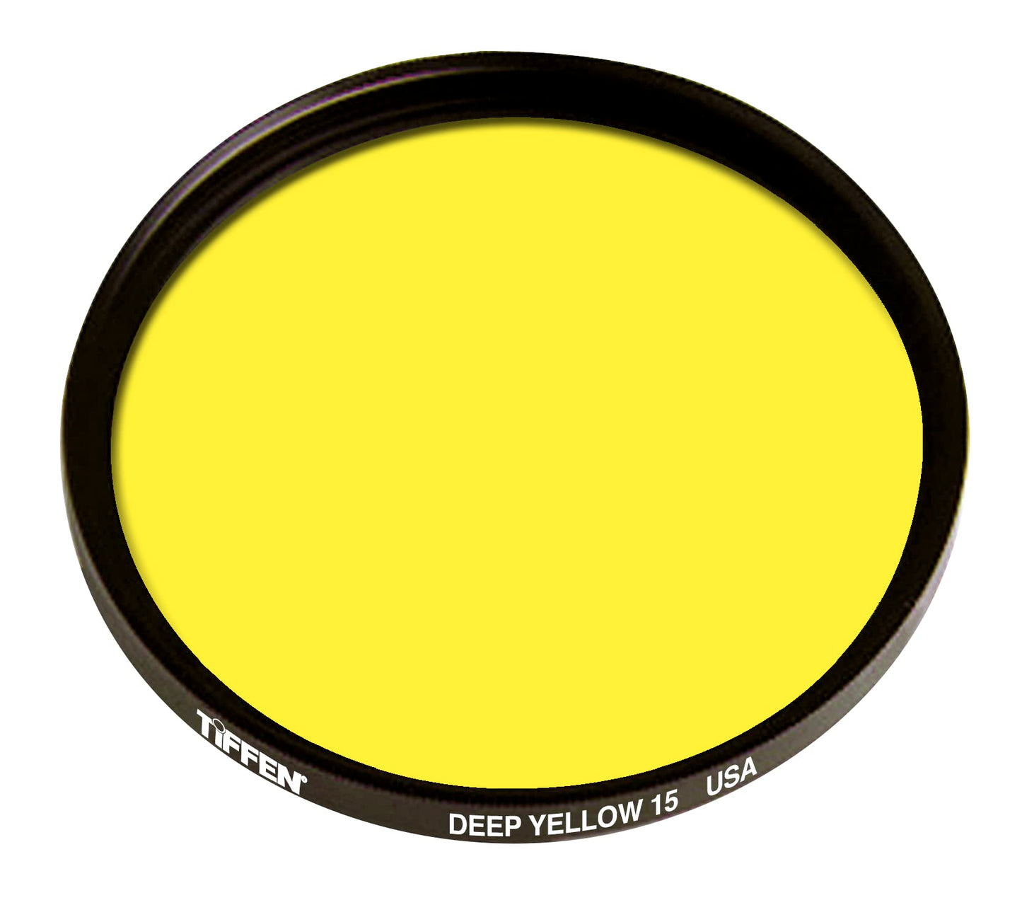 Tiffen 43DY15 43mm Deep Yellow 15 Camera Lens Filter