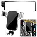 LUNQIN Car Phone Holder for Toyota bZ4X 2023 2024 2025 and Subaru Solterra 2023 2024 2025 Auto Interior Accessories Best Cell Phones Mount Cellphone