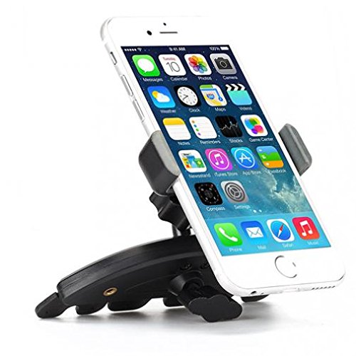 Galaxy S9 S9+, Note 8, S8 S8+ Compatible Premium Car Mount CD Slot Phone Holder Cradle Rotating Dock Strong Grip for Samsung Galaxy S9 S9+, Note 8, S8