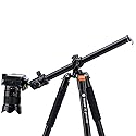 Fotopro 68'' Overhead Tripod for Flat Lay & Macro,Carbon Fiber Travel Tripod with 360 Degree Horizontal Column for Food