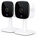 eufy Security, 2K Indoor Cam 2-Cam Kit, Plug-in Security Indoor Camera with Wi-Fi, IP Camera, Human and Pet AI, Works with Voice Assistants, Two-Way