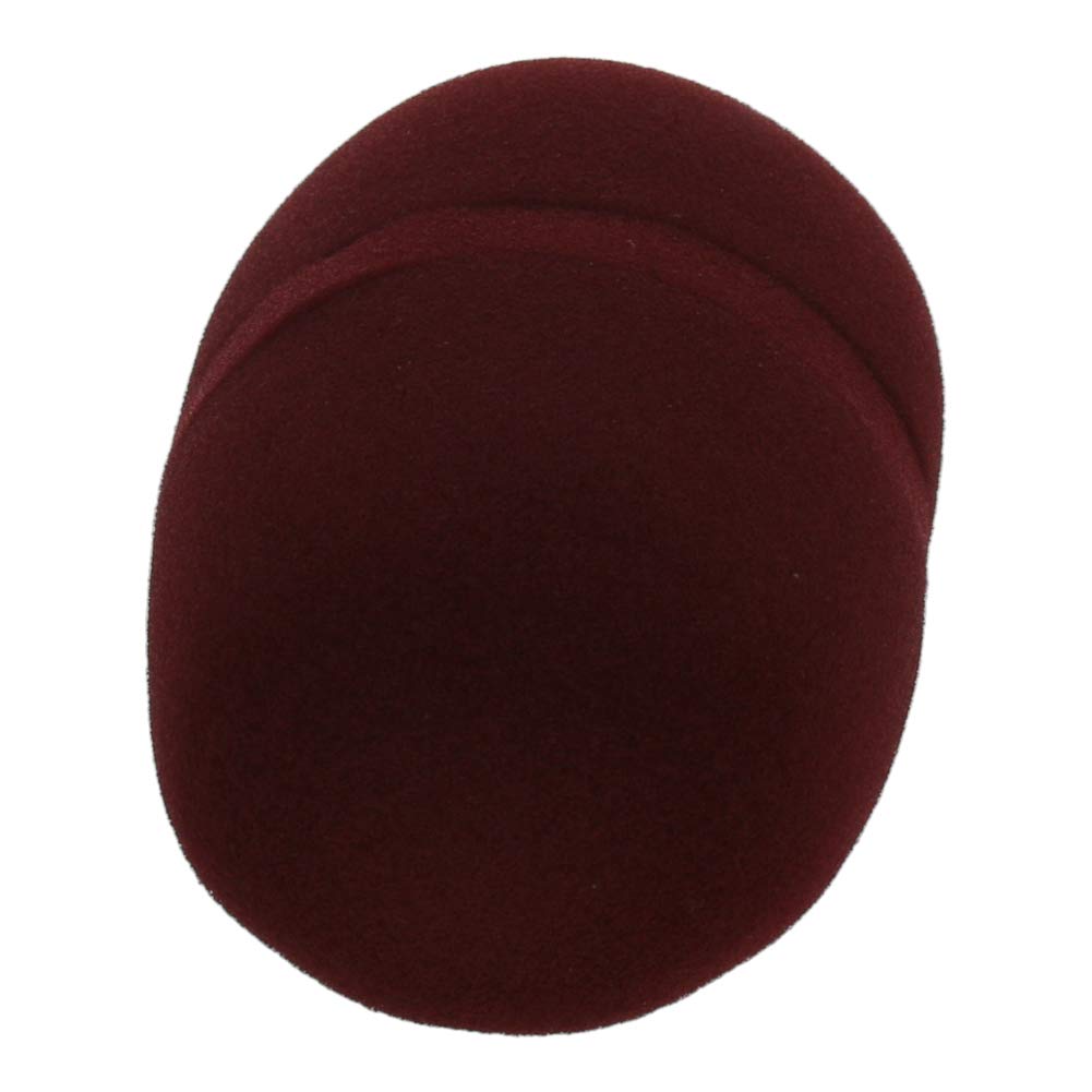 Fielect 10Pcs Microphone Covers Foam Mic Covers Thick Handheld Stage Microphone Windscreen Foam Cover Wine Red for KTV, Dance Ball, Conference Room