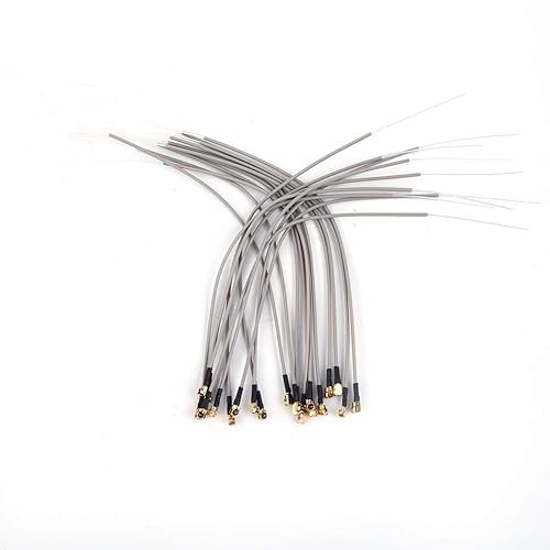 20Pcs 2.4G Receiver Antenna, ABS Aircraft Receiver Antenna Compatible Port for Futaba FrSky Replacement