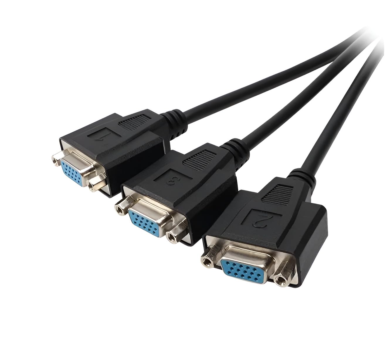 Seenoo VHDCI Breakout Cable&Adapter-VHDCI(SCSI 68Pin) M to 3-Port VGA Female Splitter Breakout Cable for NVIDIA and VisionTek Graphics Cards