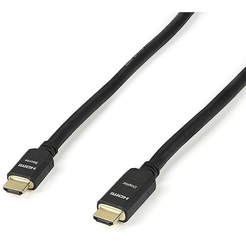 StarTech.com 98ft (30m) Active HDMI Cable - 4K High Speed HDMI Cable with Ethernet - CL2 Rated for In-Wall Install - 4K 30Hz Video - HDMI 1.4 Cord