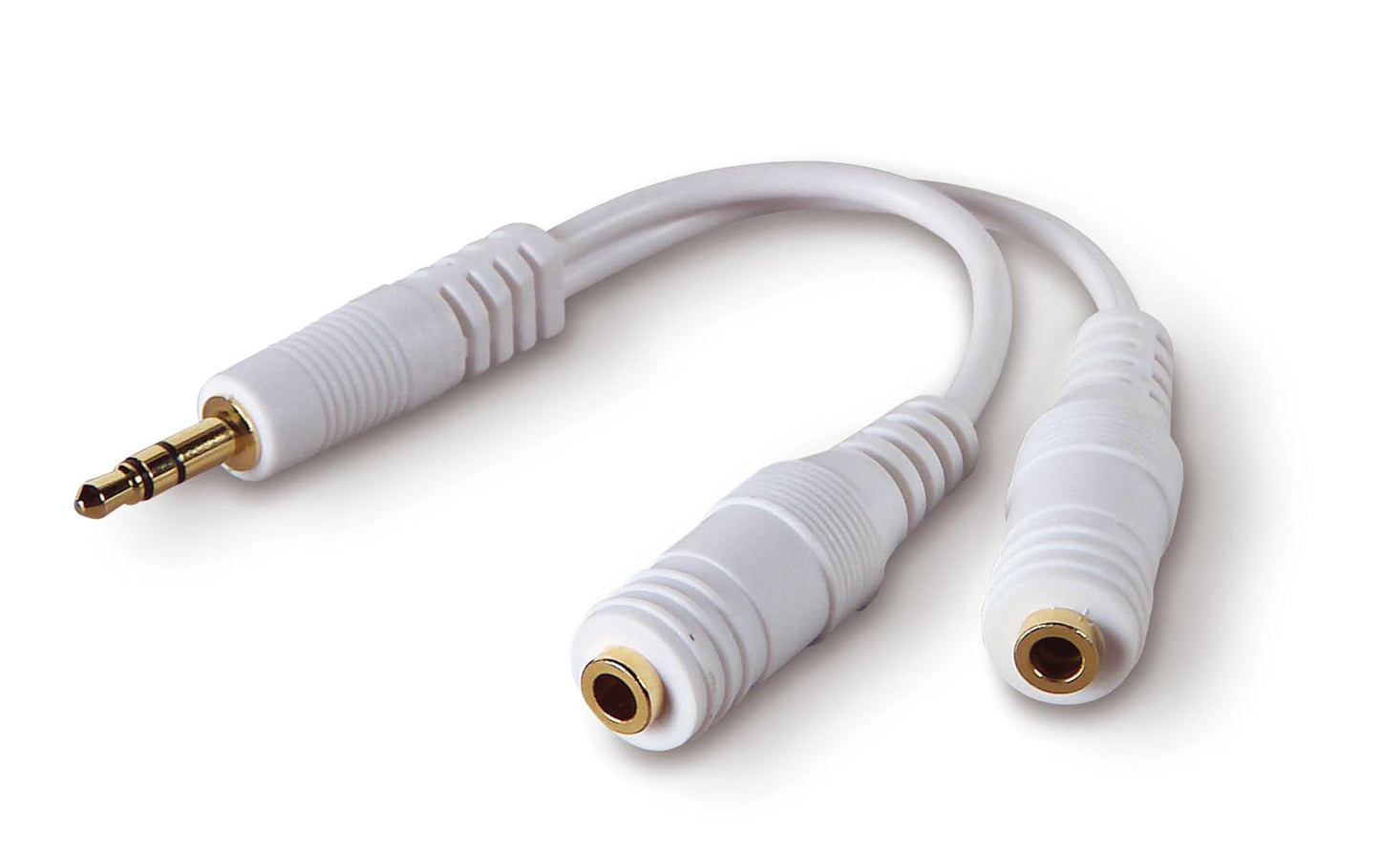 Belkin 3.5mm Audio Splitter - Dual Headphone and Speaker Jack Adapter for Sharing Music or Videos - Compatible with iPhone, iPad, Laptops, Tablets