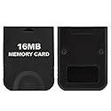 Gamilys Replacement Black 16MB Memory Card for Ninendo Wii / GameCube