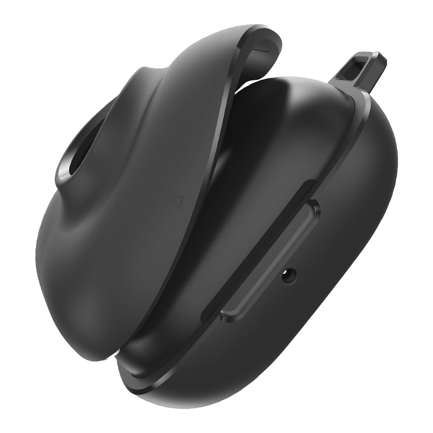 TUDIA TPU Case Compatible with Powerbeats Pro 2 (2025) [Case Only] with AirTag Holder, 2-in-1 Protective Cover with Magnetic Lid Lock and Carabiner