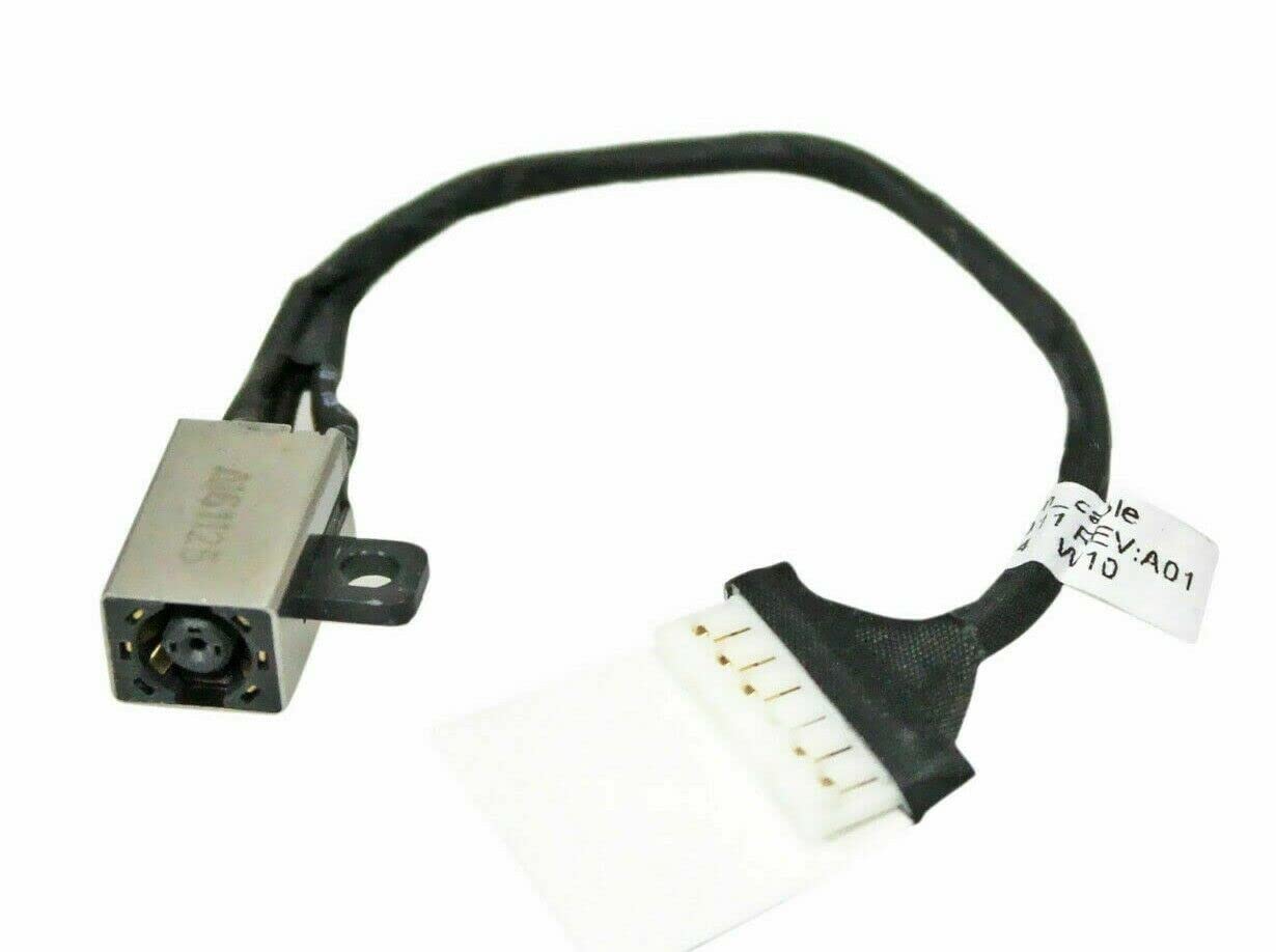 Fleshy Leaf DC Power Jack Harness Cable Replacement for Dell Inspiron 15-3562 15-3565 15-3567 15-5664 15-3919 15-5185 15-5820 15-i3567 FWGMM 0FWGMM