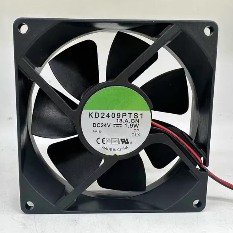 KD2409PTS1 90X90X25MM 24V 1.9W 2-Wire Cooling Fan
