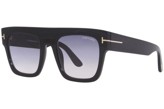 Tom Ford RENEE FT 0847 Shiny Black/Grey Shaded 52/21/140 women Sunglasses