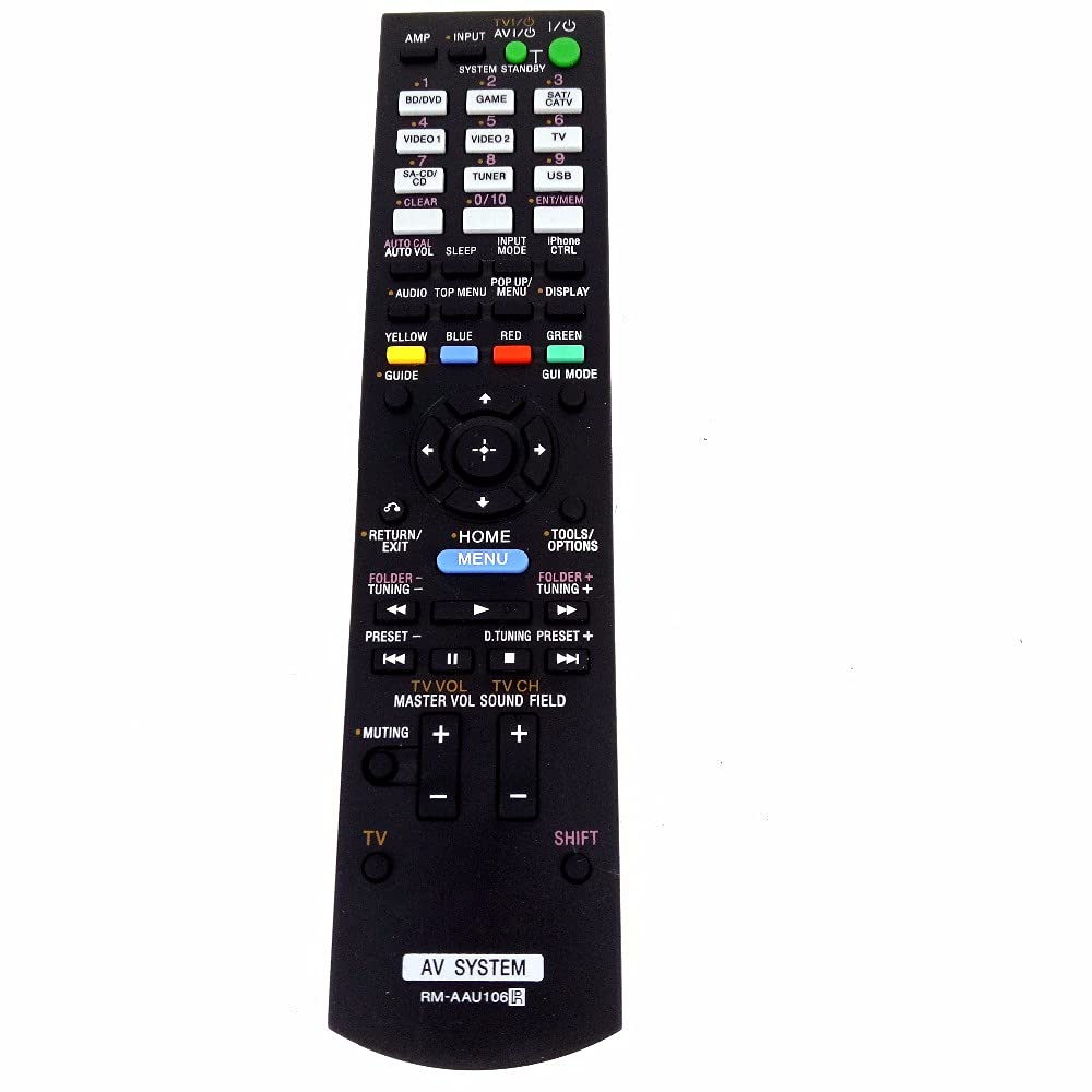 Replacement RM-AAU106 Remote Control for Sony STR-DH720 STR-DH720HP STR-DH730 AV Receiver