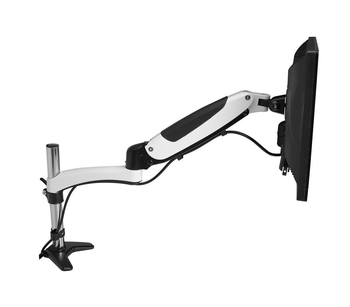 SIIG Tilt and Swivel Monitor Desk Mounting Kit - White (CE-MT1H12-S1)