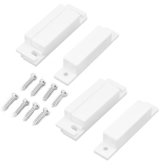 uxcell Home Wired Alarm Security Magnetic Door Contact Reed Sensor Switch 2 Sets White