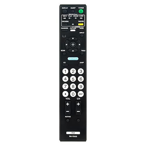 New RM-YD025 Replaced Remote Suit for Sony TV KDL-32S5100 KDL-32XBR9 KDL-37L4000 KDL-37L4000 KDL-37L5000 KDL-40S4100 KDL-46S4100 KDL-40V4100