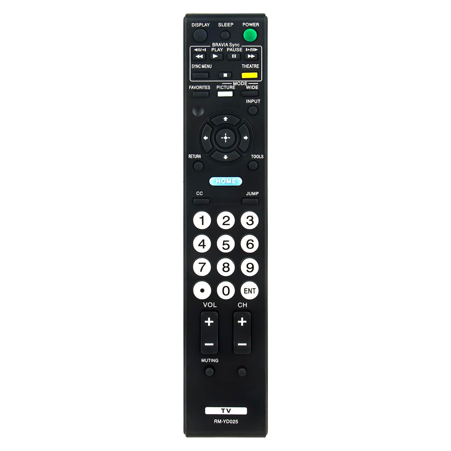 New RM-YD025 Replaced Remote Suit for Sony TV KDL-32S5100 KDL-32XBR9 KDL-37L4000 KDL-37L4000 KDL-37L5000 KDL-40S4100 KDL-46S4100 KDL-40V4100