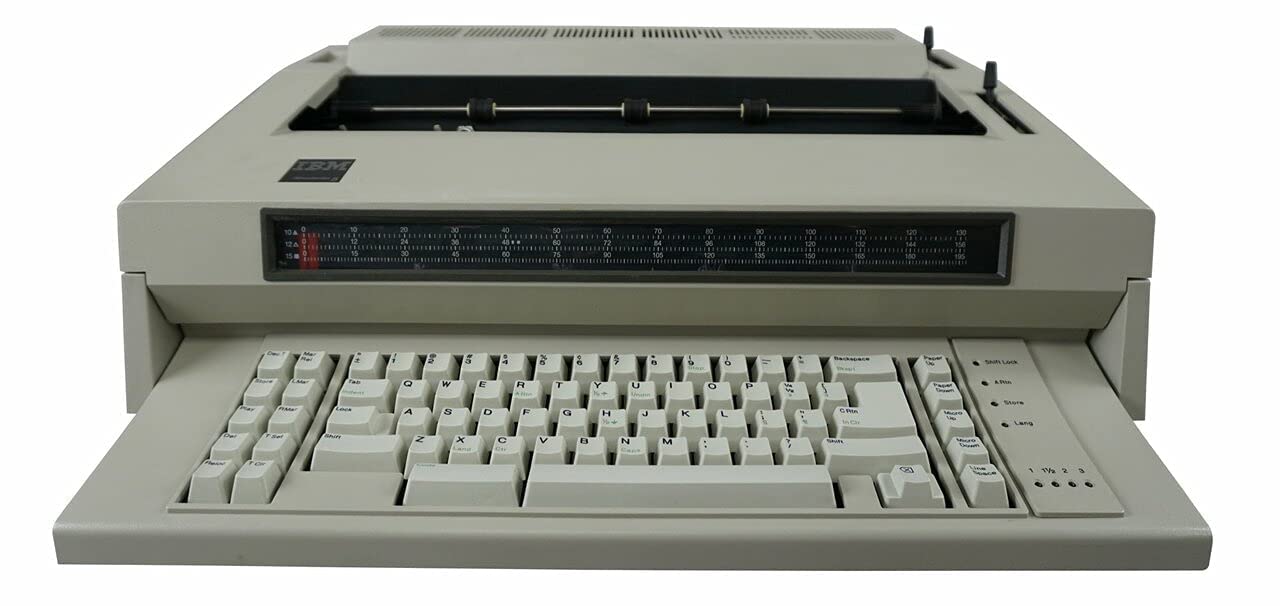 IBM Wheelwriter 5 Electronic Typewriter - Wide Carriage -7K Storage (Renewed)
