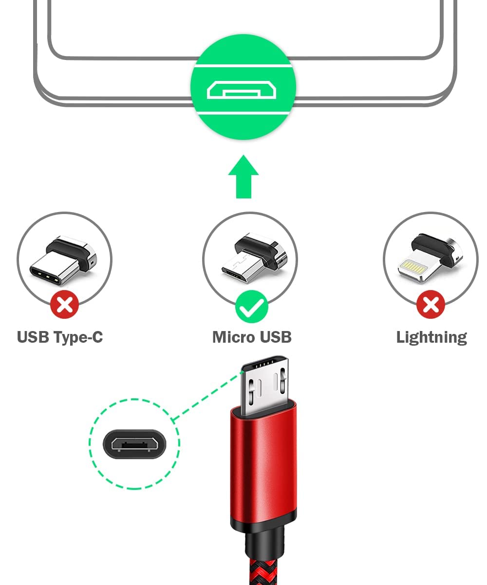 Hankuke Long Micro USB Android Charger Cable (102-KG)
