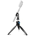 Movo HMT-2 Tabletop Tripod Microphone Stand for Movo WMX-HM and Rode Interview Go Handheld Wireless Mic Adapters. Perfect for Podcasting, Vlogging