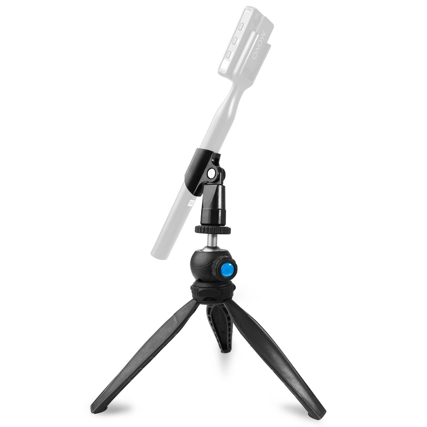 Movo HMT-2 Tabletop Tripod Microphone Stand for Movo WMX-HM and Rode Interview Go Handheld Wireless Mic Adapters. Perfect for Podcasting, Vlogging