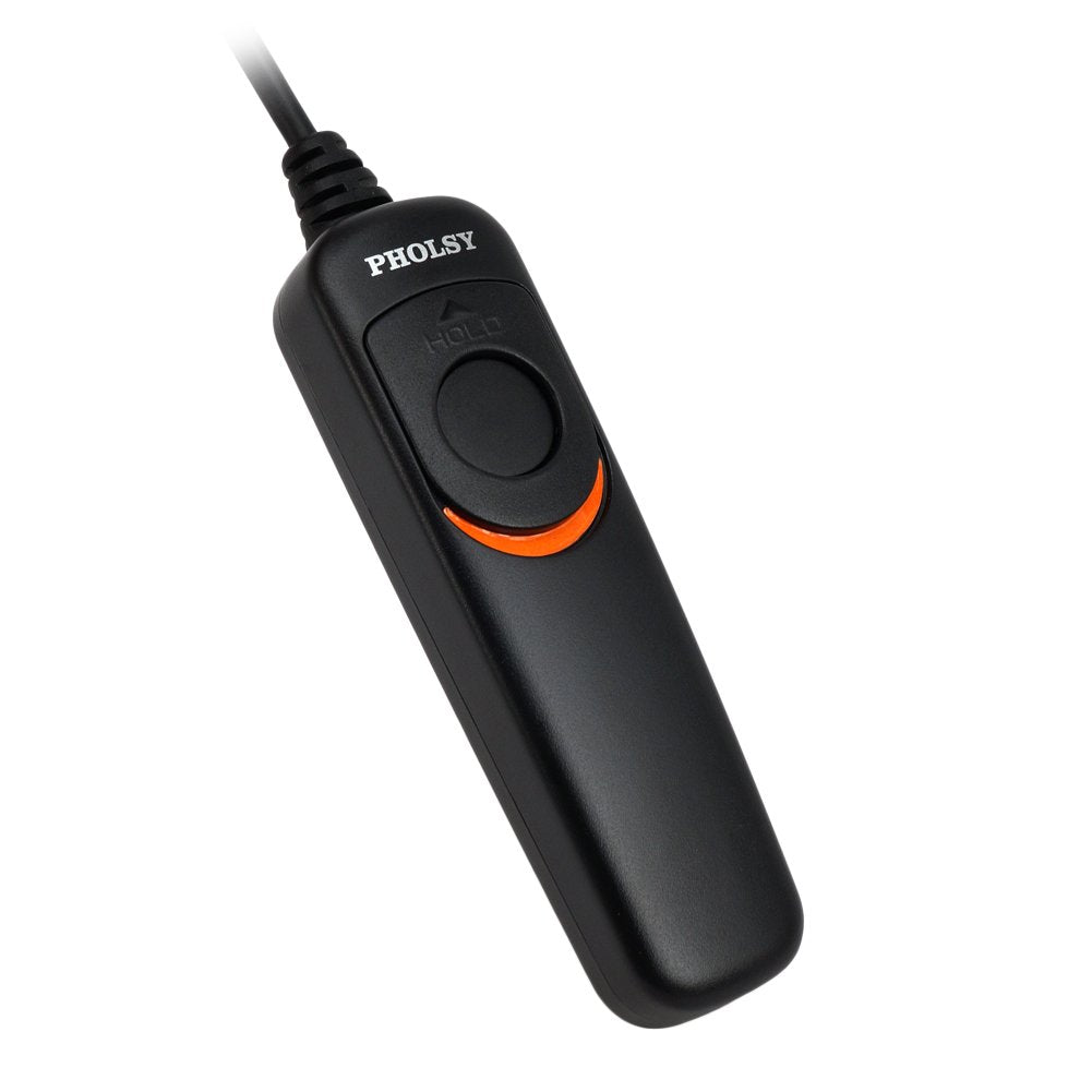 PHOLSY C8 Shutter Remote Control Cable Release Switch - Compatible with Canon EOS R, 1D, 5D, 6D & 7D Series Cameras