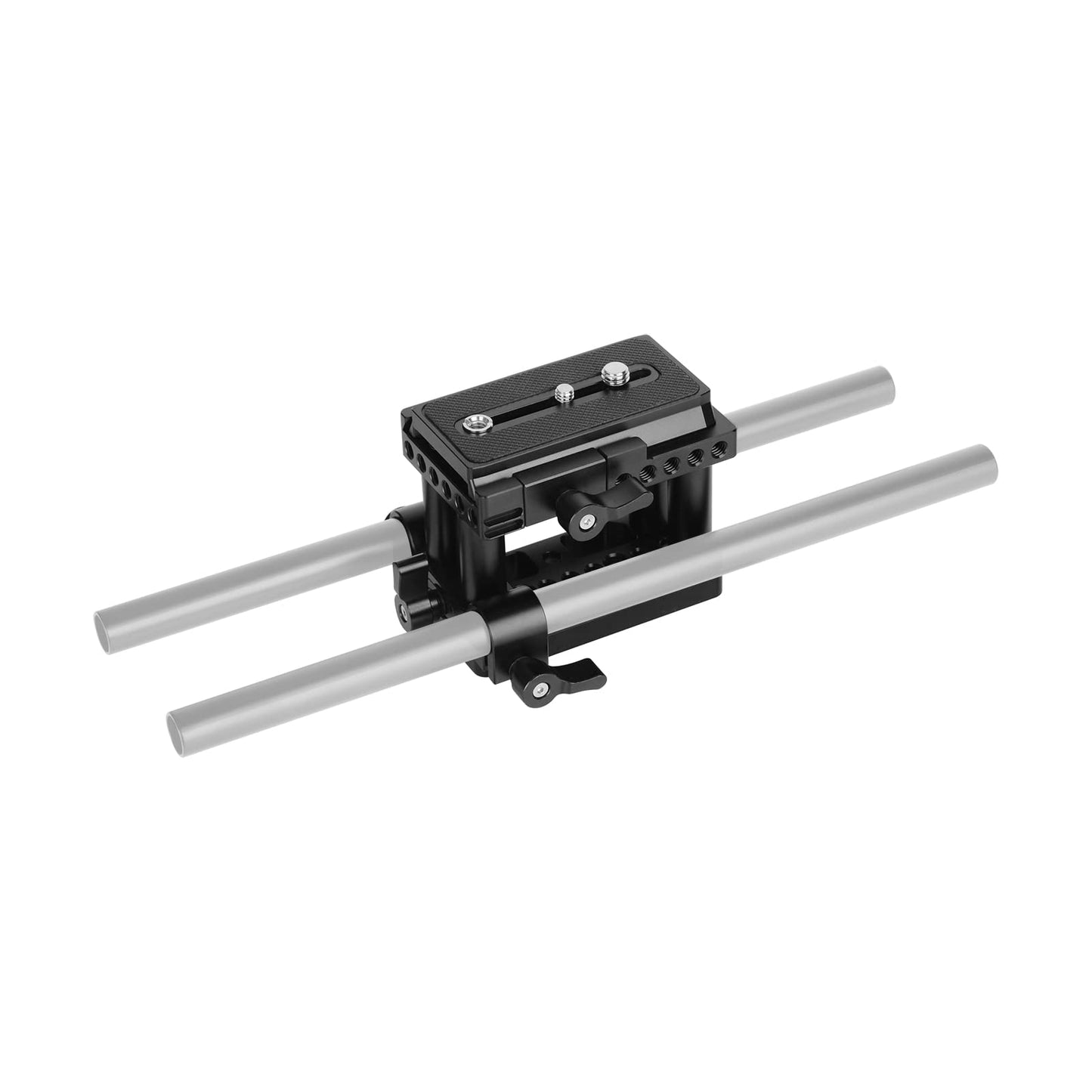 SZRIG Quick Release Mount Base QR Plate with 1/4" & 3/8" Thread Cheese Plate for Manfrotto Standard Accessory DSLR Camera