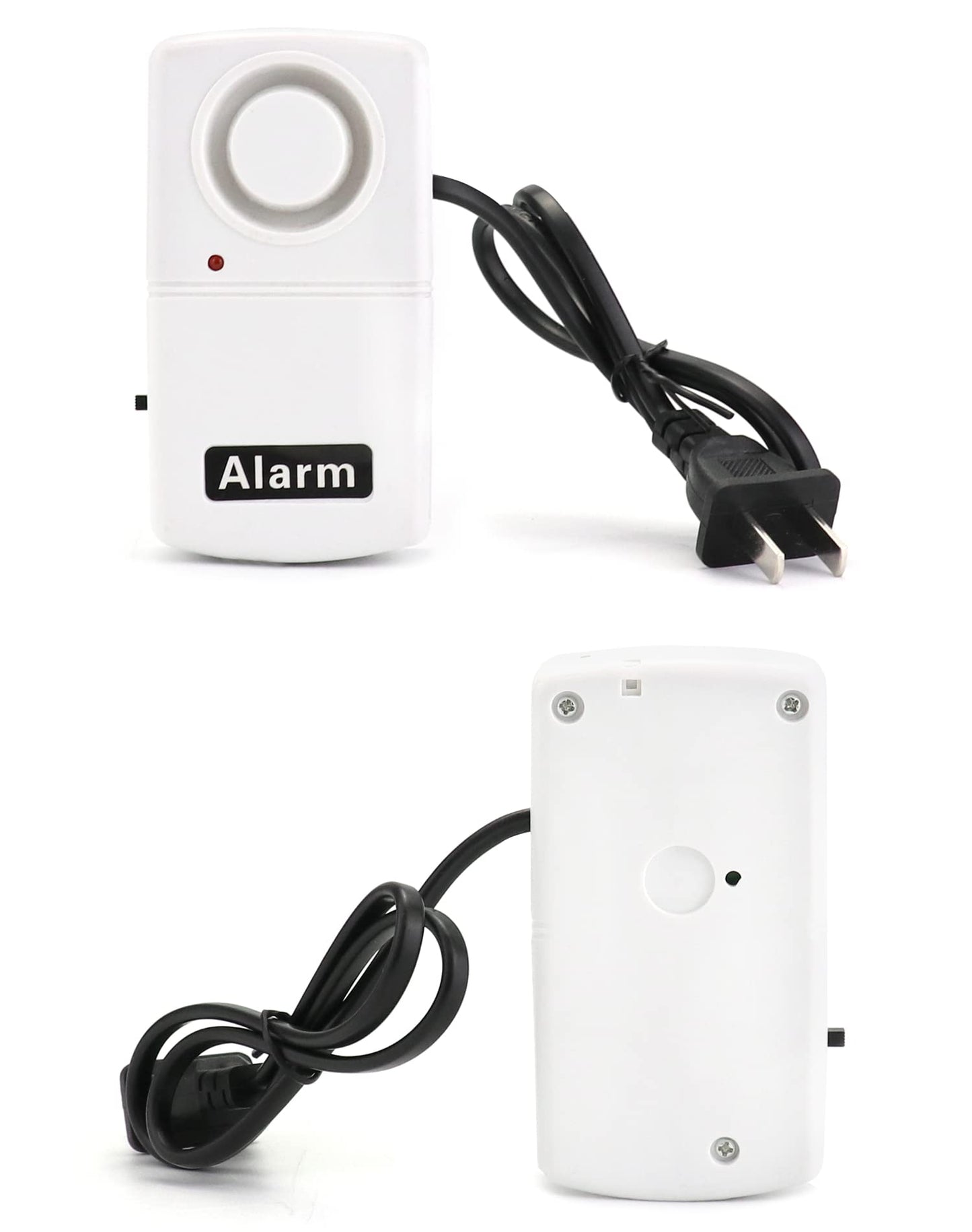 QWORK Power Failure Alarm, 4 Pack Automatic Power Cut Failure Outage Alarm 120db LED Indicator Smart Warning Siren Power by 9V Battery (NOT Included)