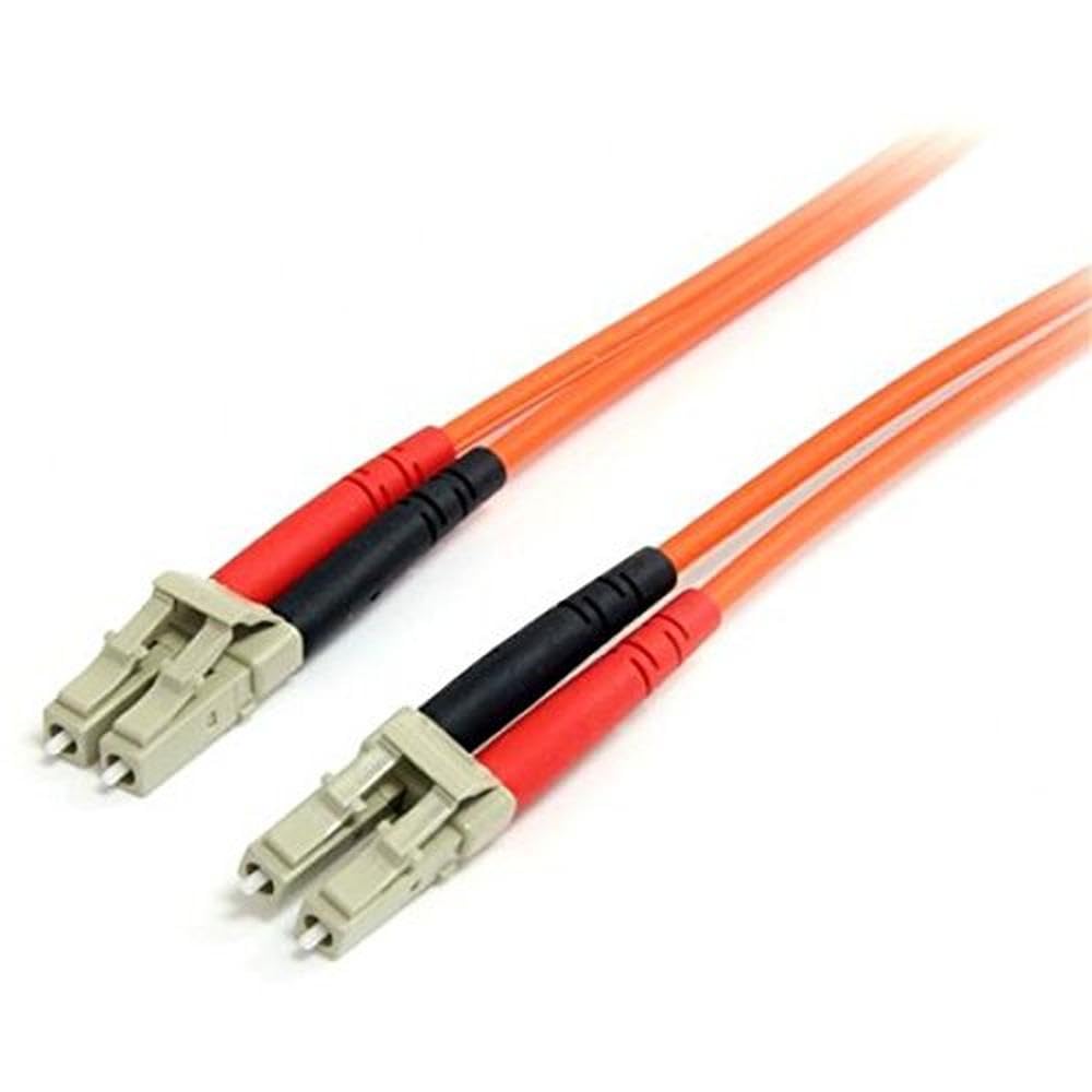 StarTech.com 1m Fiber Optic Cable - Multimode Duplex 62.5/125 LSZH Fiber Jumper Cord - LC/LC