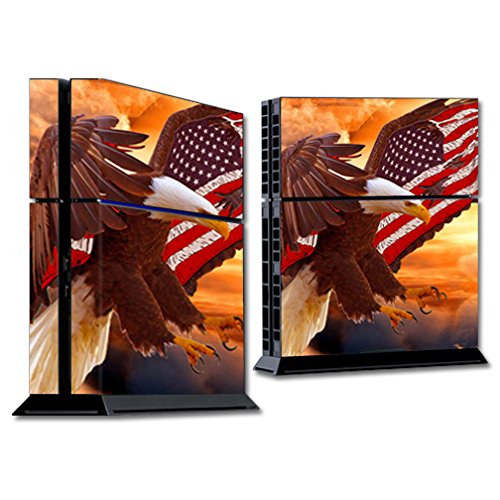 MightySkins Skin Compatible with Sony PS4 Console - Bald Eagle | Protective, Durable, and Unique Vinyl Decal wrap Cover | Easy to Apply, Remove,
