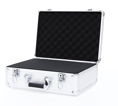 19in Aluminum Hard Case with DIY Customizable Foam Insert (18 x 13 x 5in Interior)