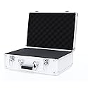 19in Aluminum Hard Case with DIY Customizable Foam Insert (18 x 13 x 5in Interior)