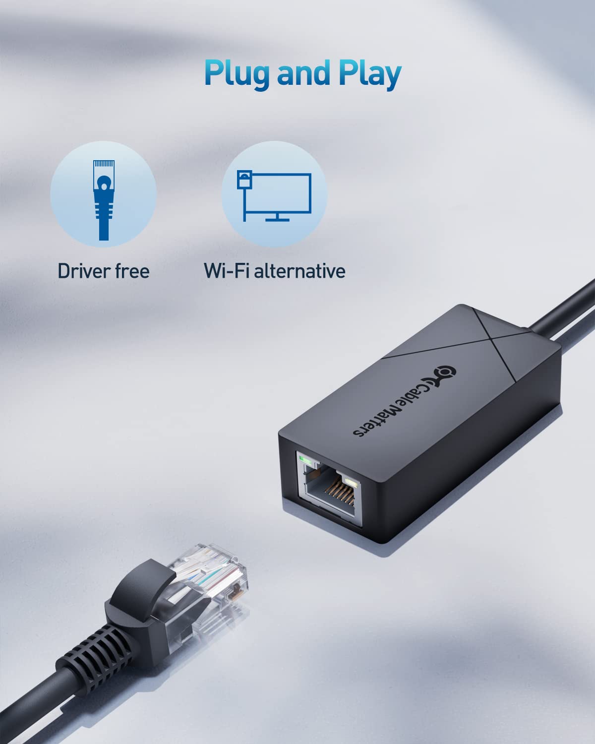 [Designed for Microsoft Surface] Cable Matters USB C 2.5Gb Ethernet Adapter