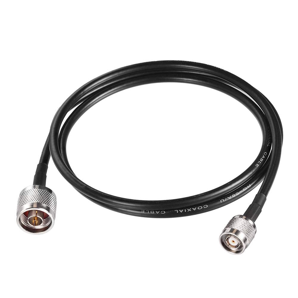 Eightwood N Male to RP-TNC Male Antenna Adapter RG58 Cable 3 Feet for Trimble TSC3 Antenna Wireless WiFi Router