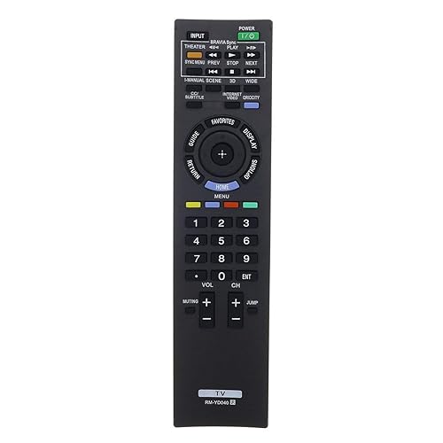 USARMT RM-YD040 / RMYD040 Replacement TV Remote Control for Sony Bravia Home Theater System (148782911/1-487-829-11) with 3D Button